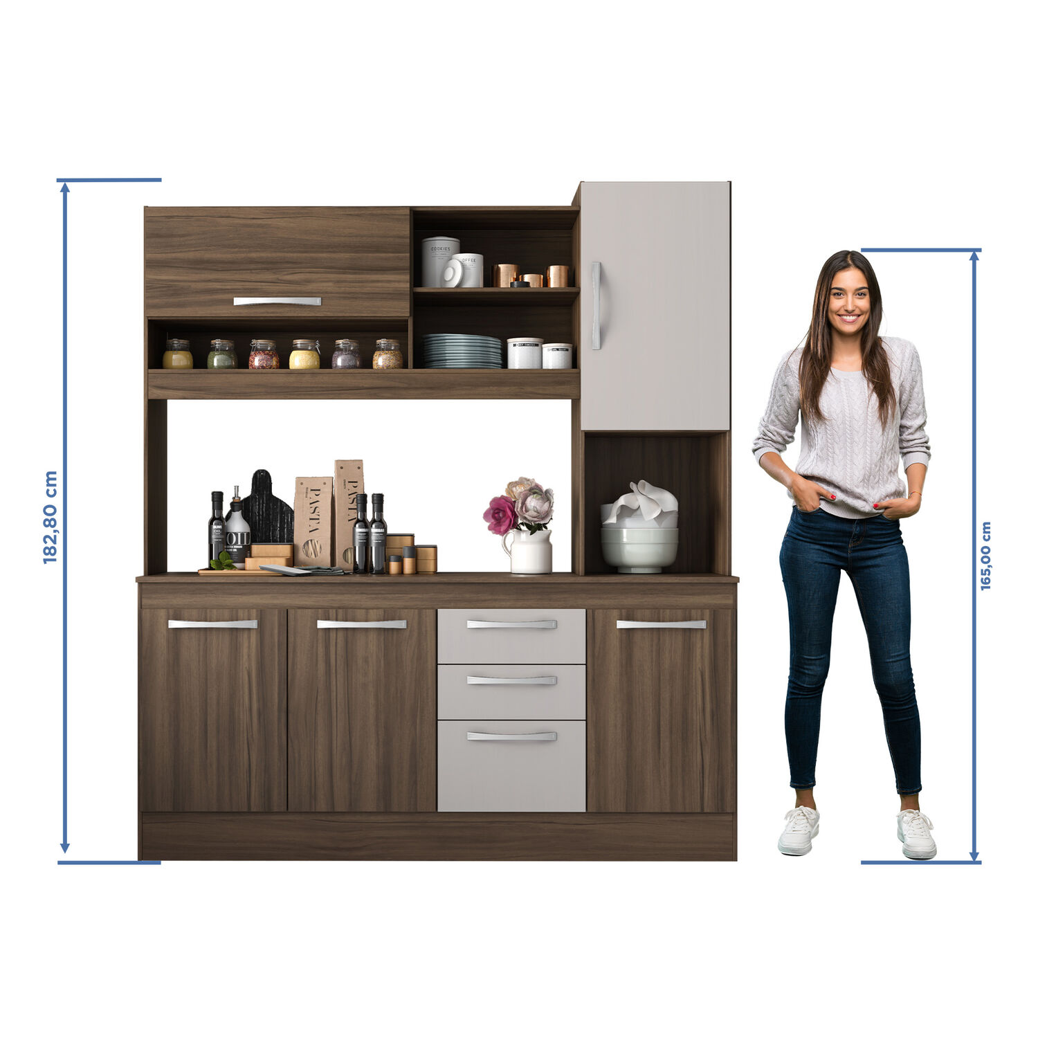 Mueble De Cocina Casaideal Cadiz / 5 Puertas / 3 Cajones image number 7.0